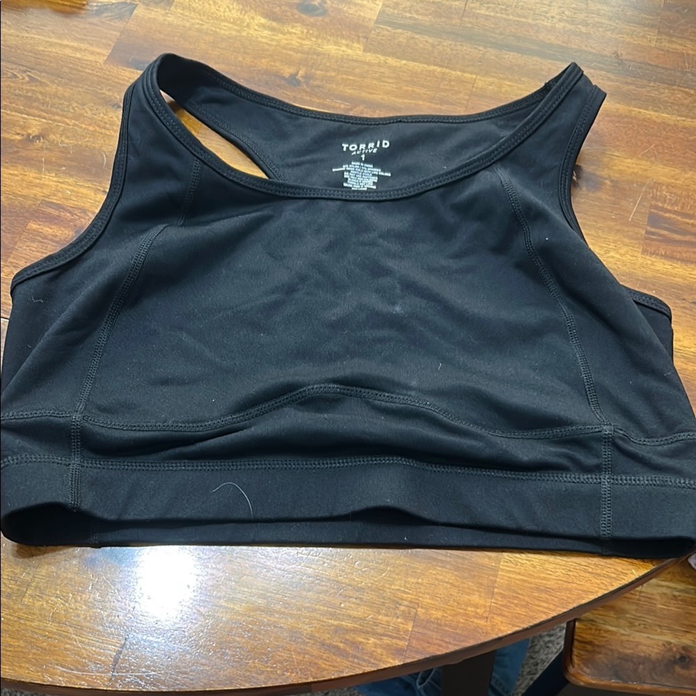 Torrid Black Sports Bra